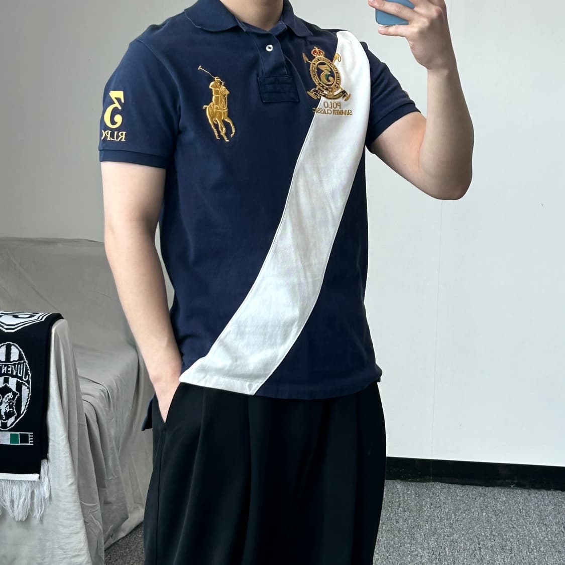 폴로 랄프로렌 네이비 치프키프 빅포니 반팔 PK 상품이미지10