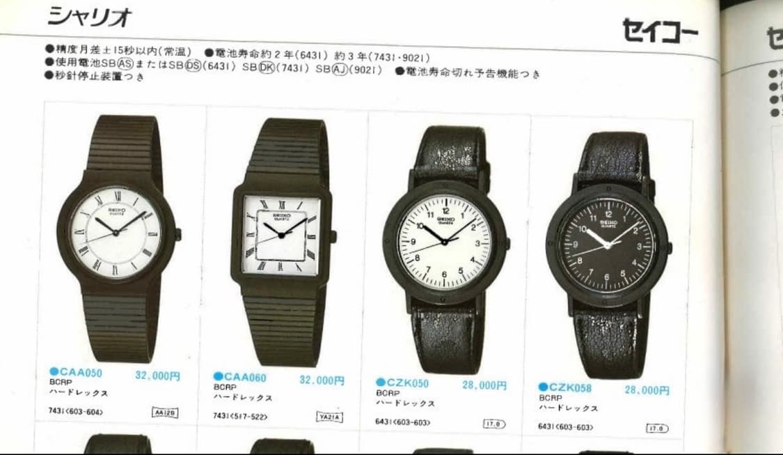 세이코 샤리오 6431-6030 스티브잡스 시계 상품이미지2