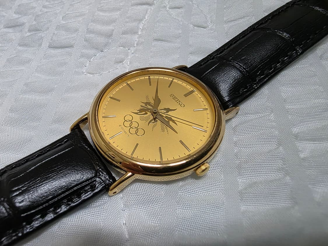 세이코 나고야 동계올림픽 기념 쿼츠 시계 seiko watch 워치 상품이미지4