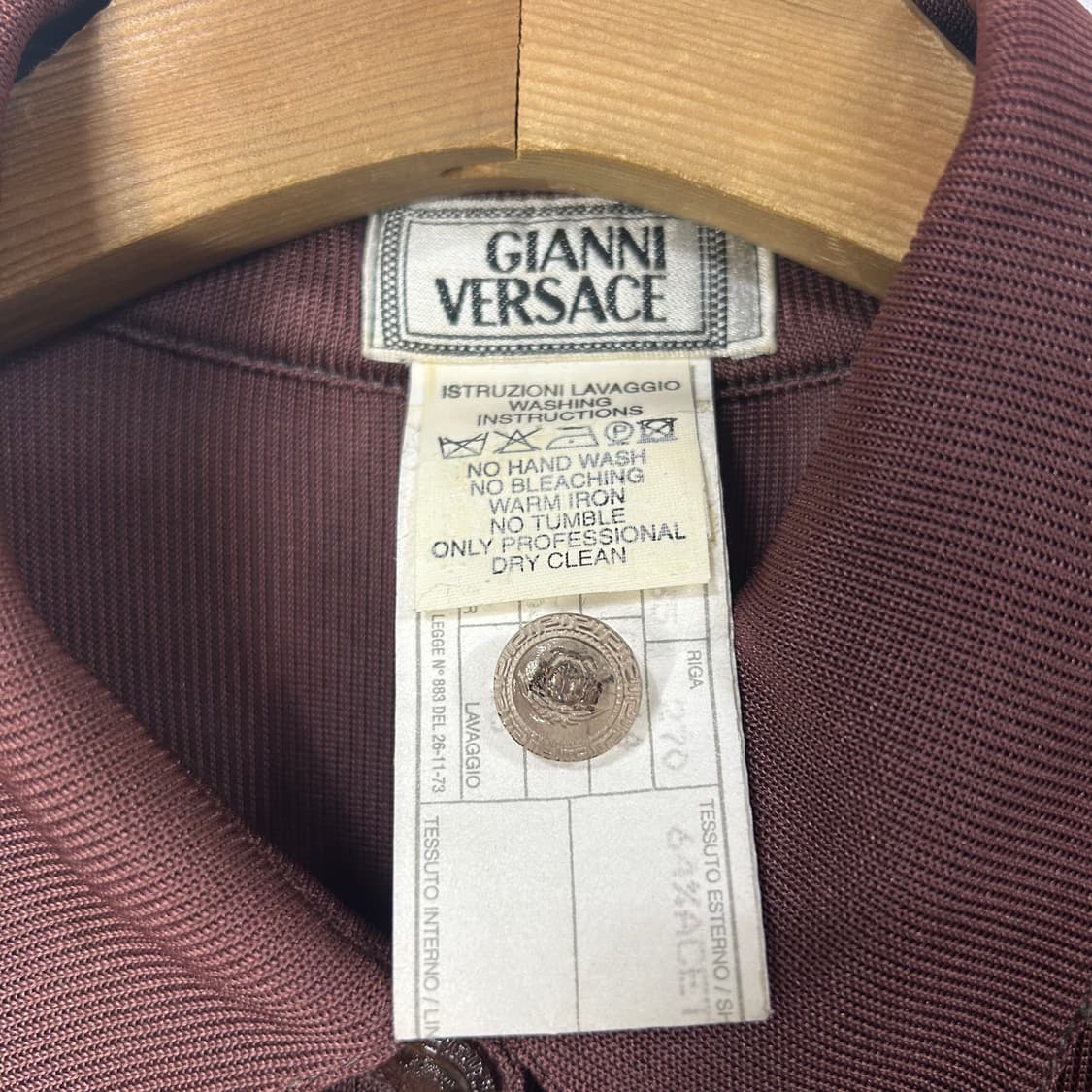 [GIANNI VERSACE] 지아니 베르사체 배색 플레어 가디건 상품이미지7