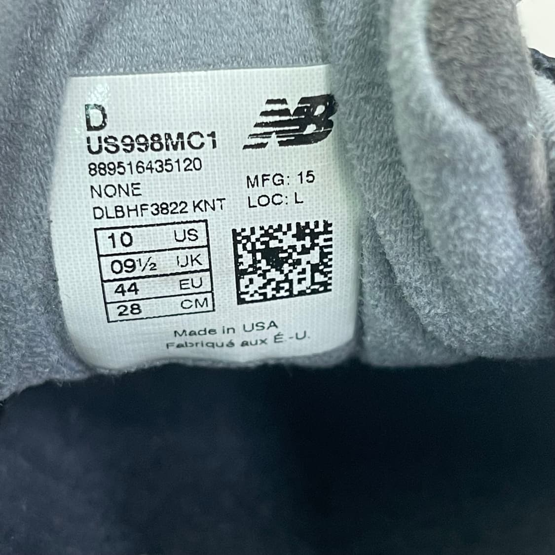 뉴발란스 998 커스텀 280mm   상품이미지8