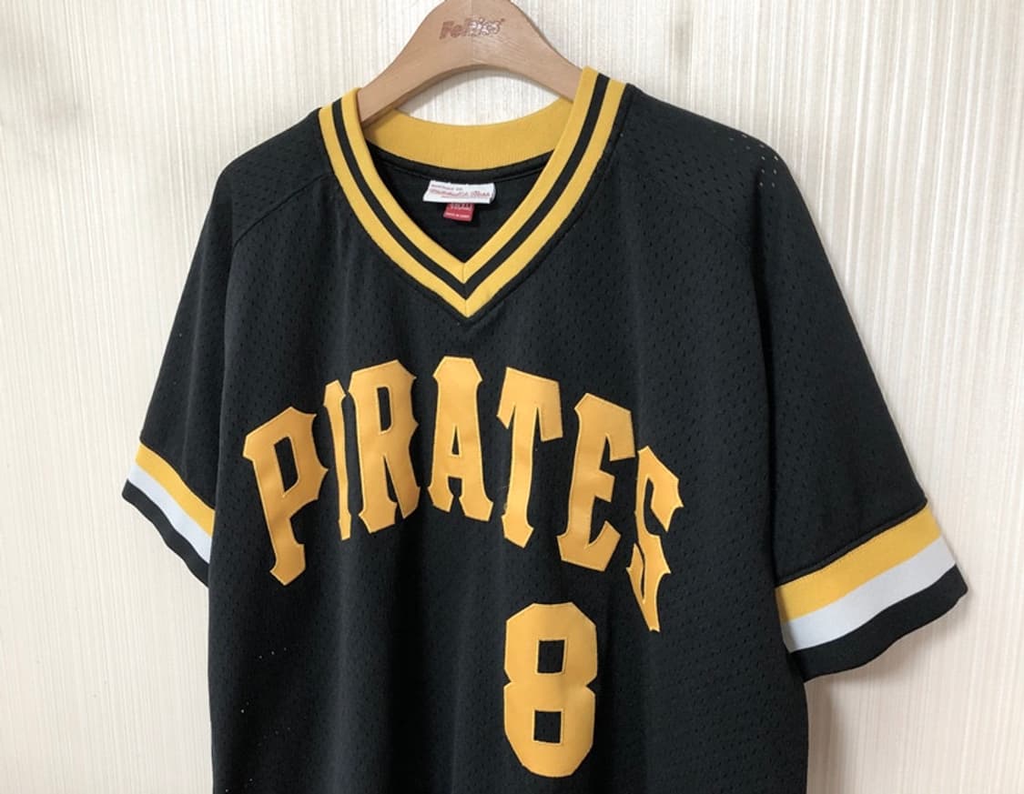 MLB 미첼앤네스X쿠퍼스타운 피츠버그 파이어리츠 올드져지 XL #8 상품이미지6