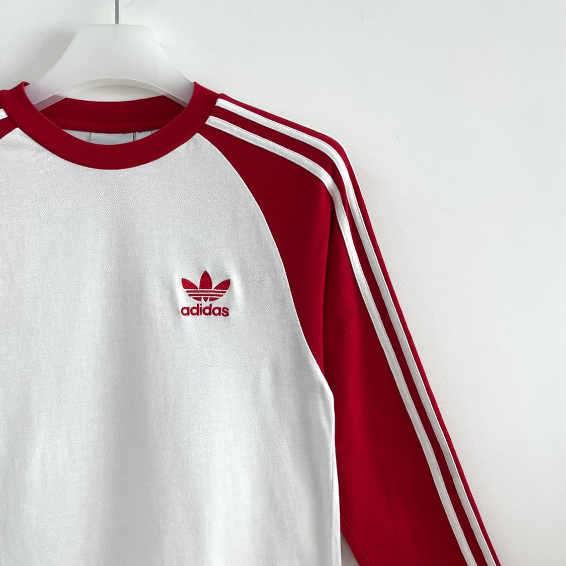 아디다스 레드 화이트 나그랑 롱슬리브 긴팔티 상품이미지4