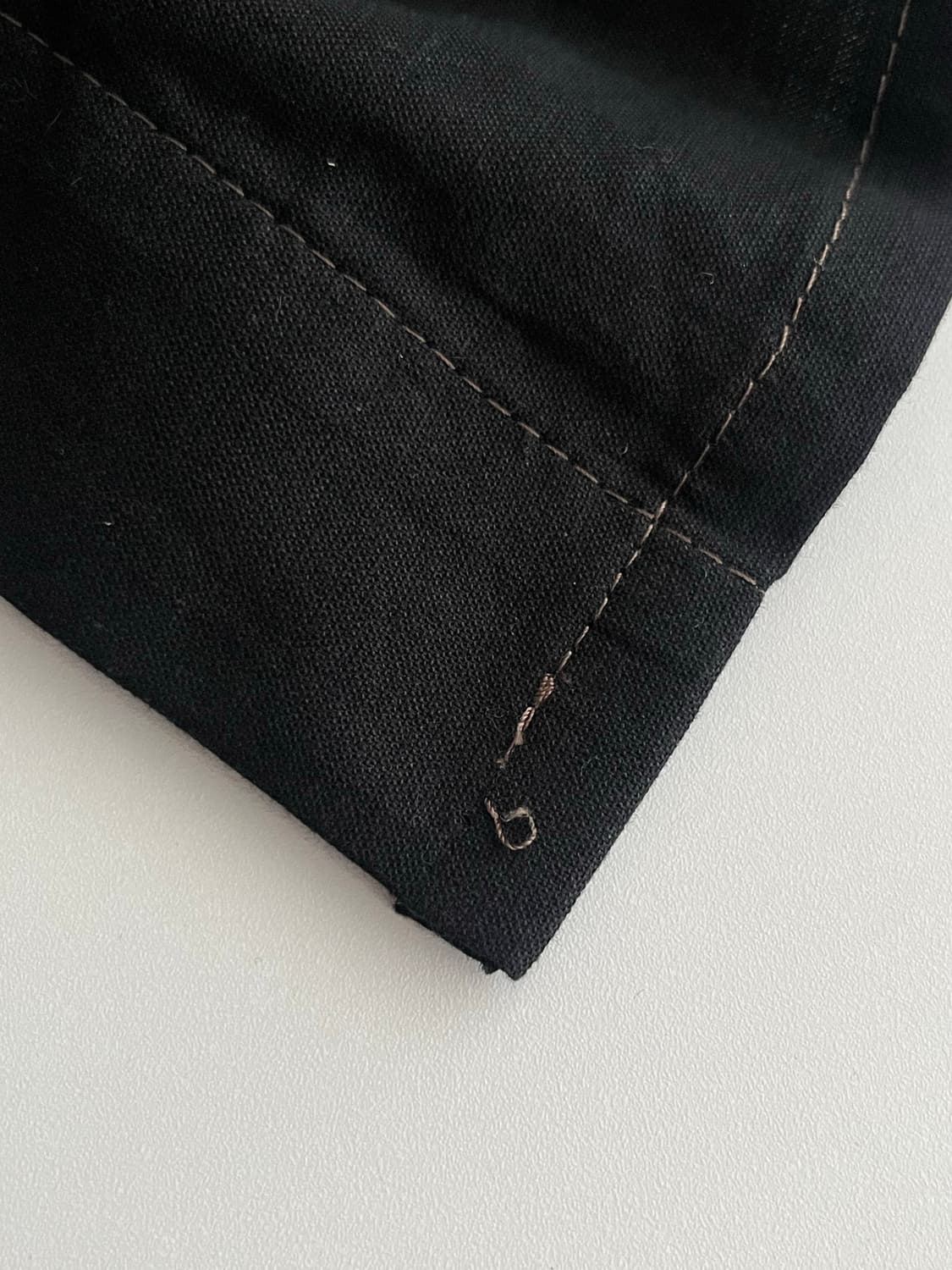 M) 메종미네드 더블 레이어 셔츠 블랙 상품이미지6