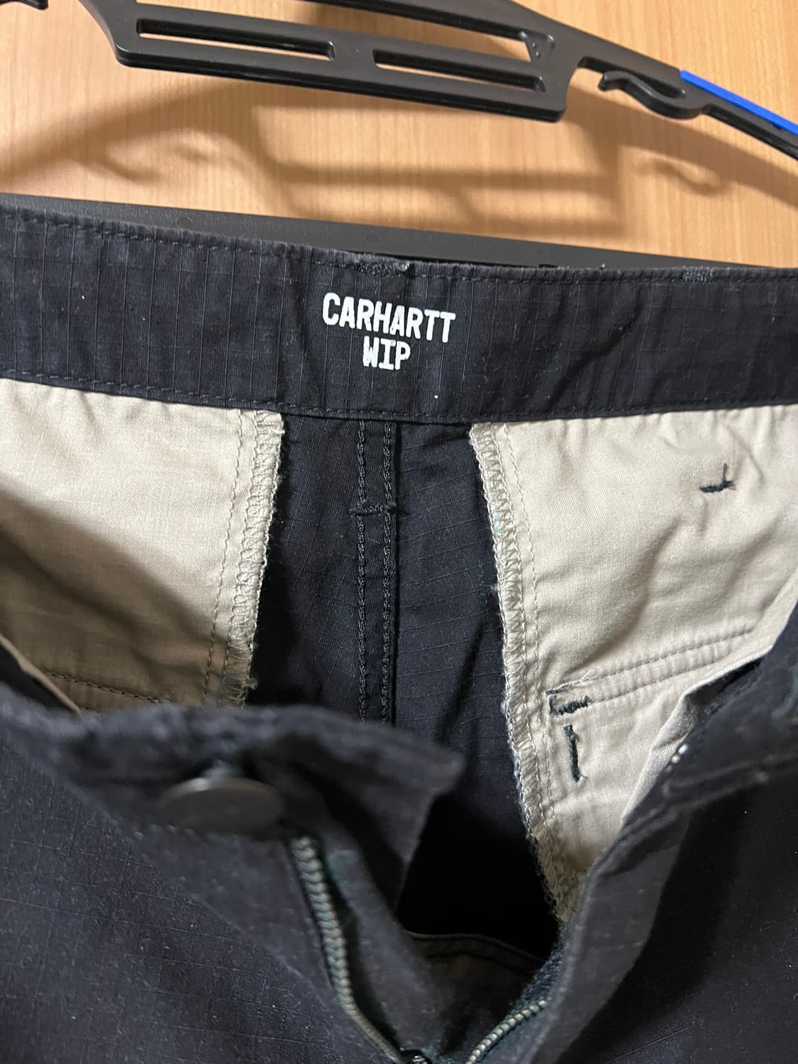 칼하트WIP 레귤러 카고팬츠 콜롬비아 블랙 REGULAR CARGO PA 상품이미지8