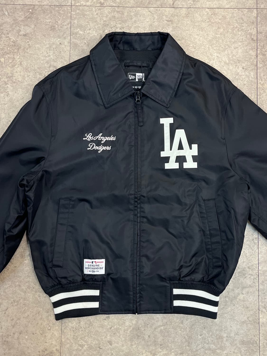 뉴에라 mlb 다저스 스타디움 집업 자켓 블랙 90 #csz2448  상품이미지5