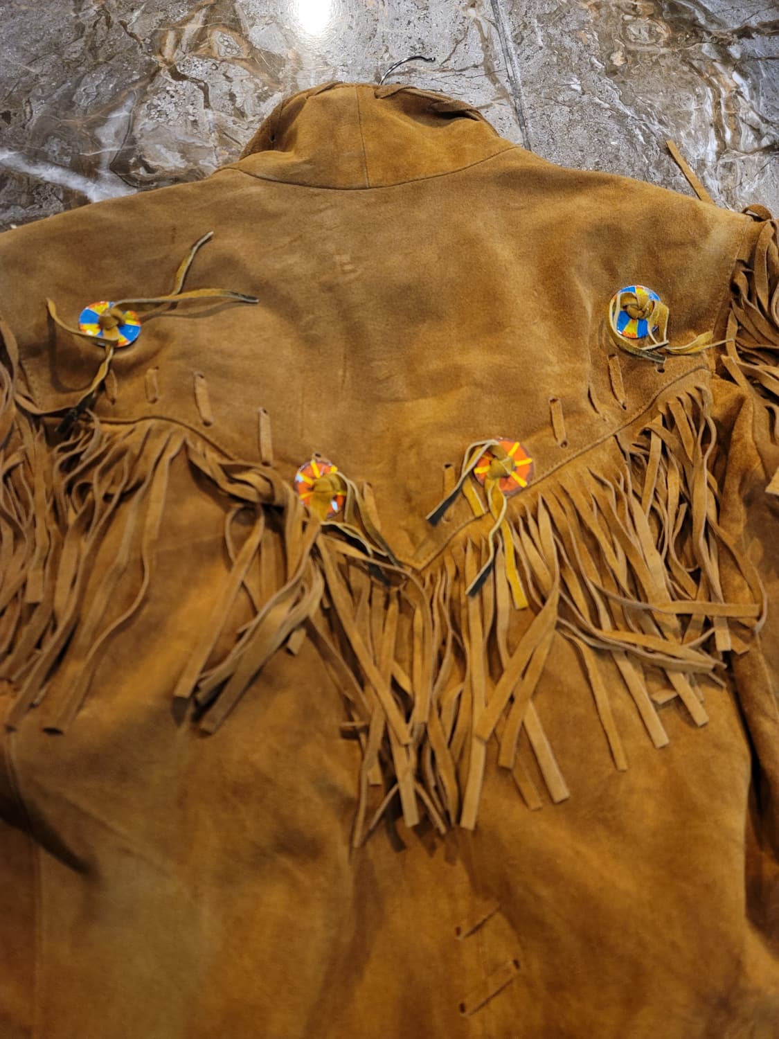 USA 스웨이드 웨스턴 프린지 자켓 상품이미지4