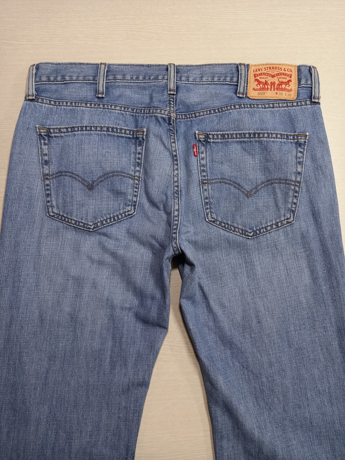 37 리바이스559 워싱 세미와이드진 37-137 상품이미지4