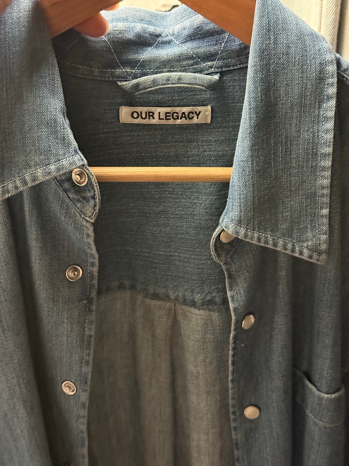 아워레가시 어보브 셔츠 빈티지 데님 48 상품이미지3