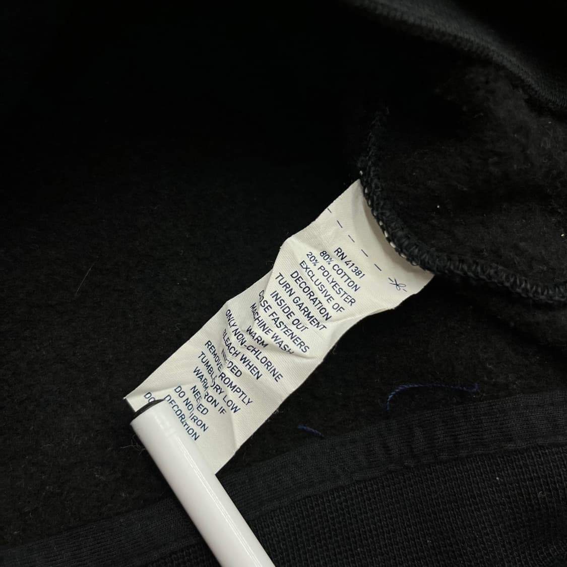 폴로 랄프로렌 germany 화이트라인 블랙 집업 L 상품이미지5