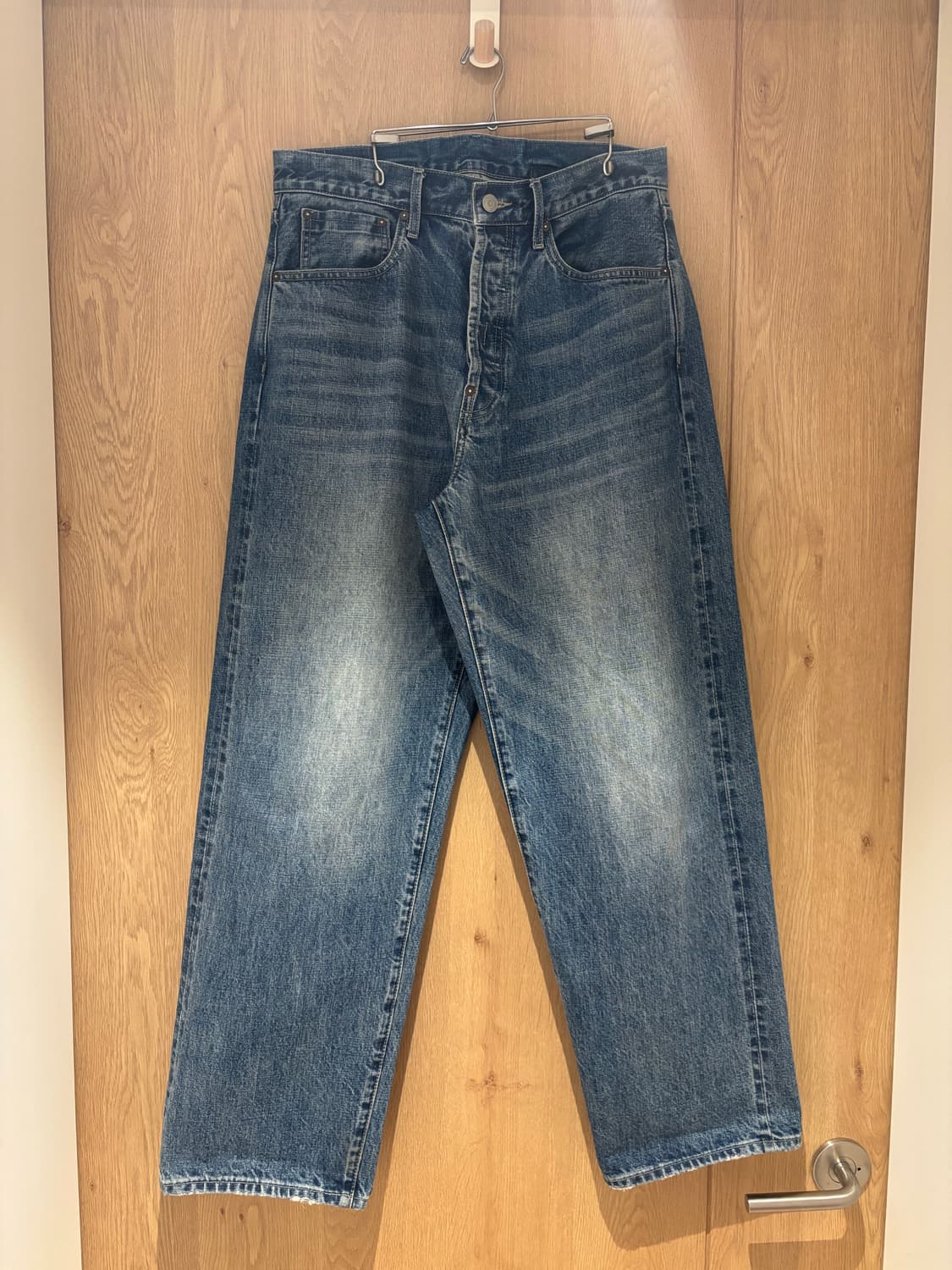 [30] 비헤비어 523L 셀비지 데님 워시드 블루 상품이미지2