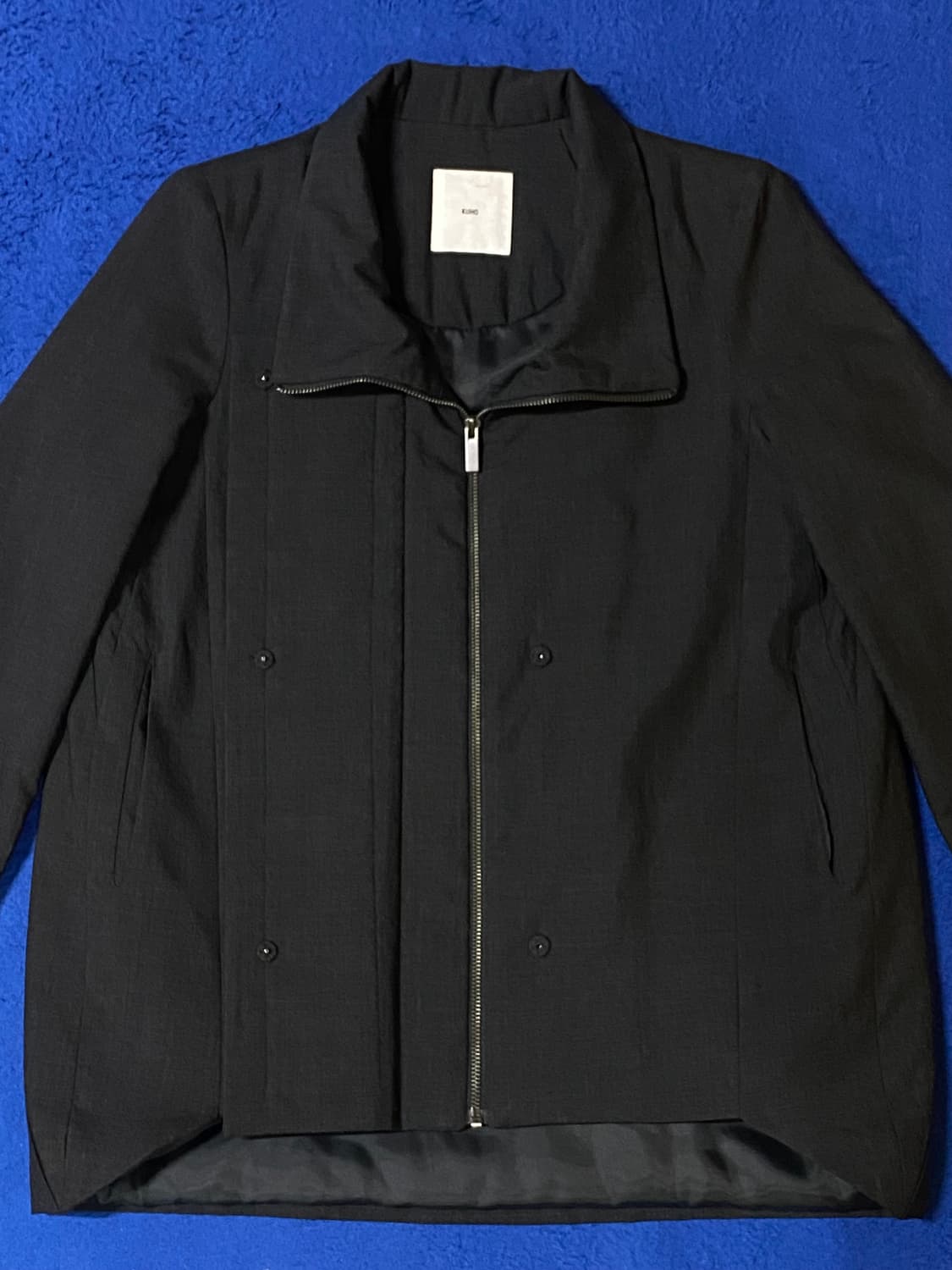 KUHO 구호 블랙 후드 바람막이 집업 점퍼 상품이미지8