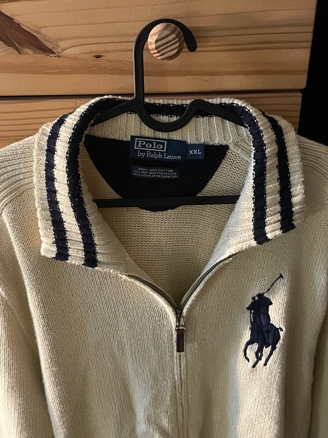 폴로 빅포니 니트집업 상품이미지1