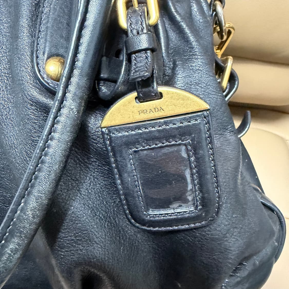 프라다(Prada) 소프트 카프 레더 토트백 상품이미지7