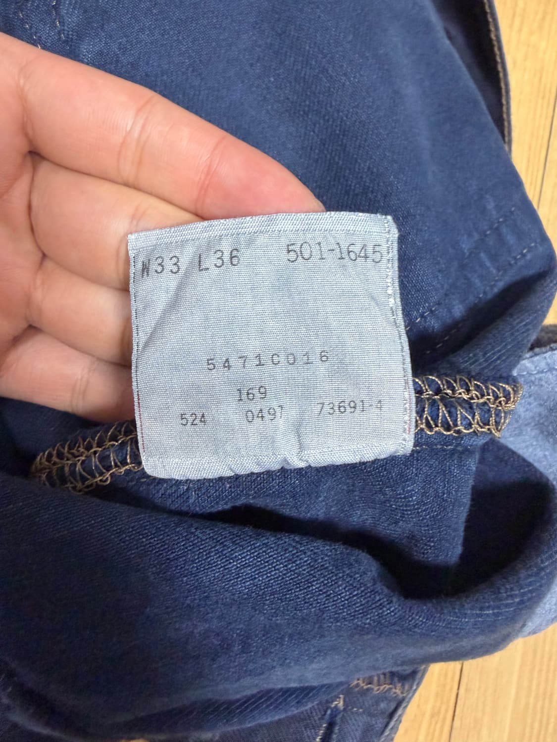 97년도 리바이스 501-1645 made in usa 33x36 상품이미지4