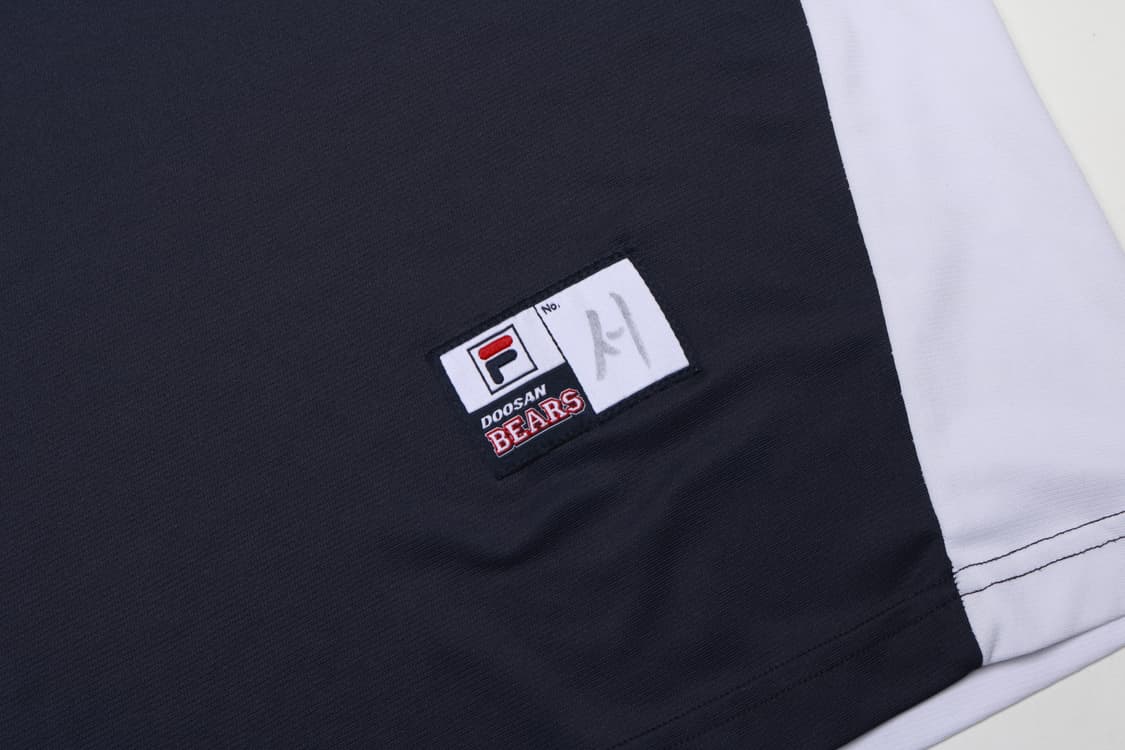 [XXL] 휠라 두산베어스 지급용 트레이닝 반팔티 상품이미지2