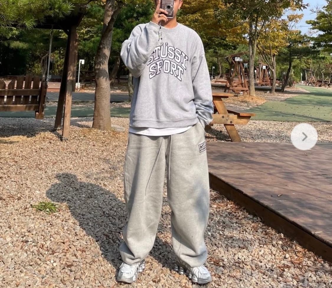 스투시 릴렉스 스포츠 맨투맨 M 상품이미지6