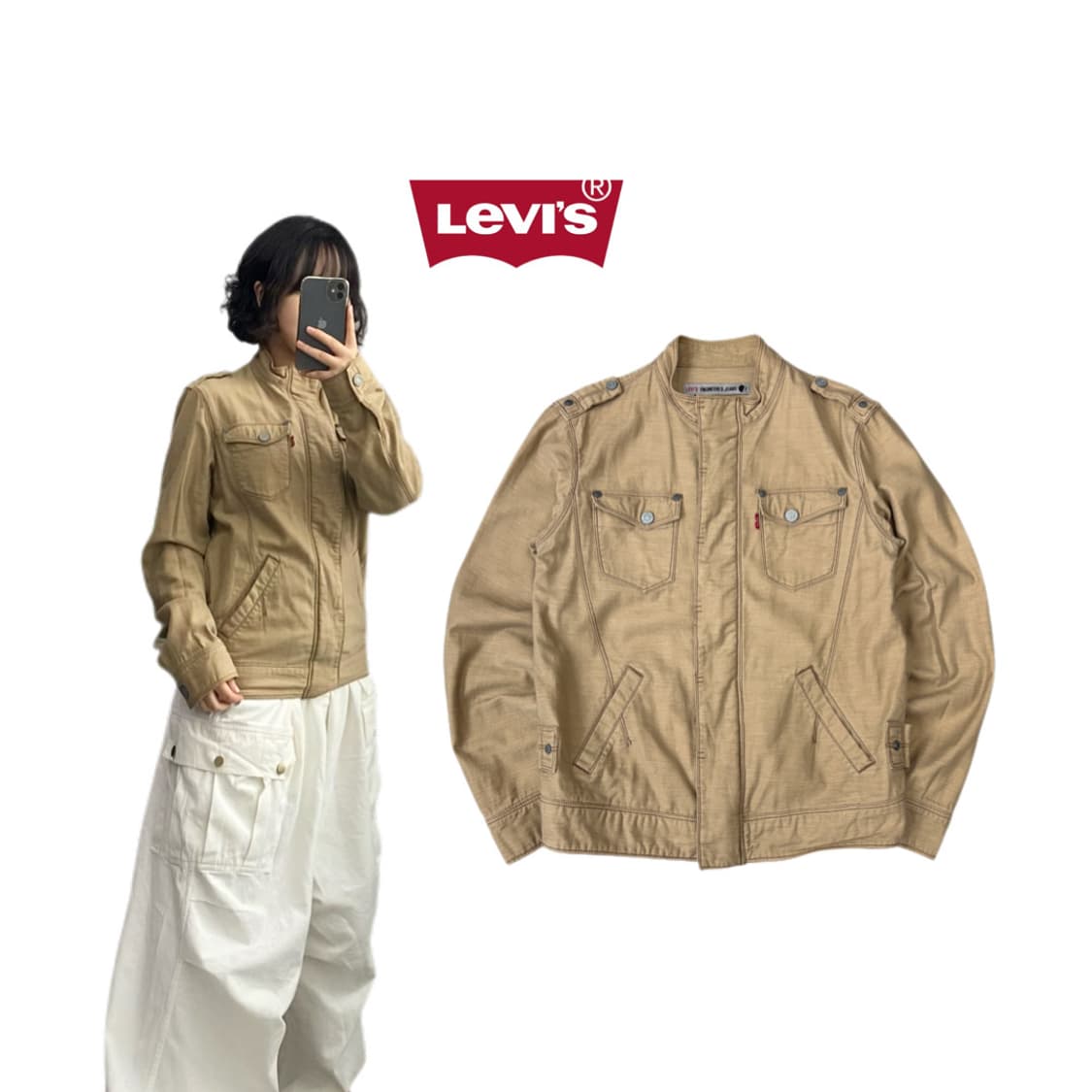 리바이스 엔진 엔지니어드 투포켓 코튼 자켓 상품이미지1