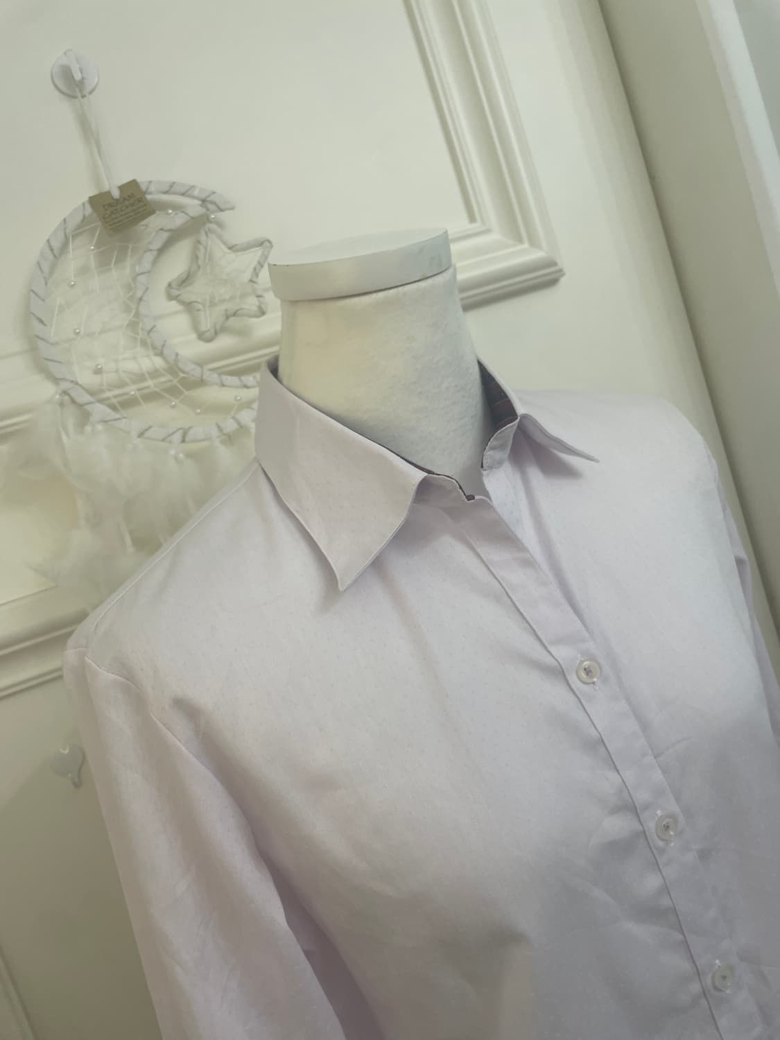 lavender basic knit top&wine point shirt 상품이미지10