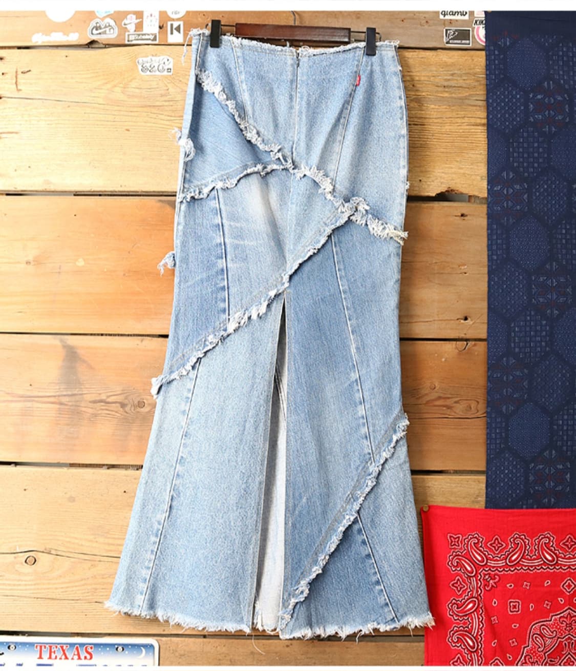 일본판 LEVIS X JUNGLE CAT 빈티지 리메이크 리바이스 스커트 상품이미지4