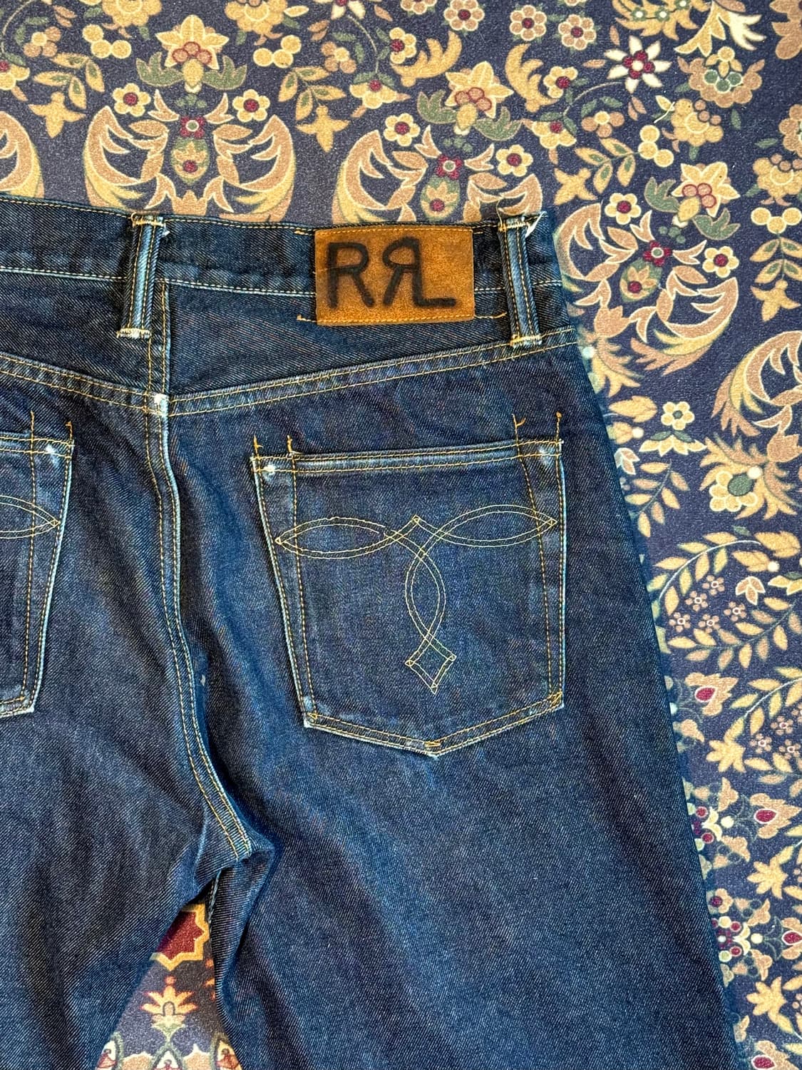 더블알엘 로우 스트레이트 셀비지 데님 상품이미지8