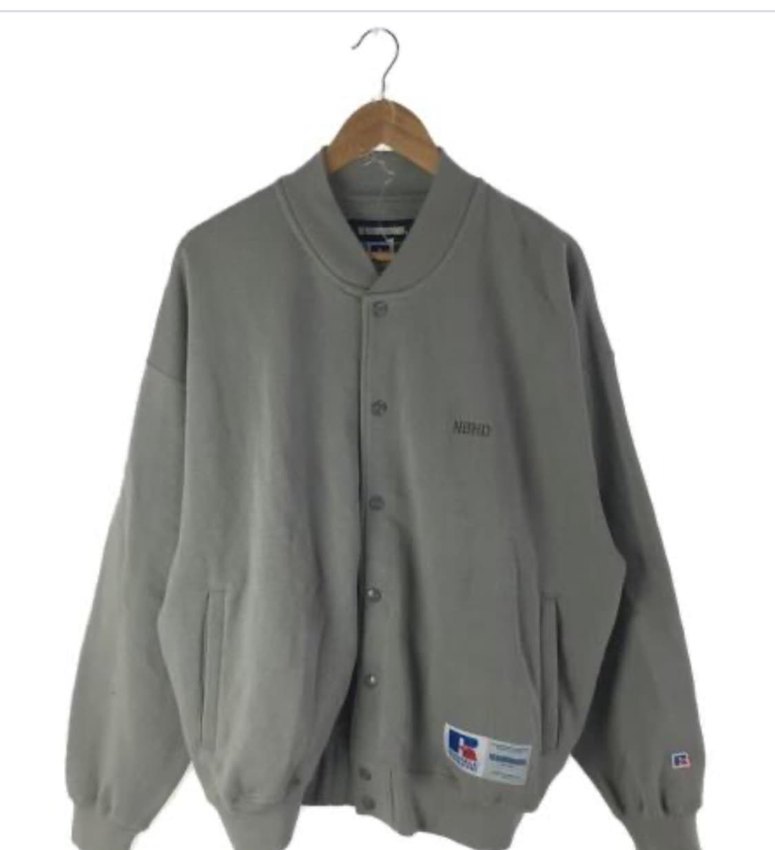 네이버후드x러셀 애슬레틱 베이스볼 자켓 상품이미지1
