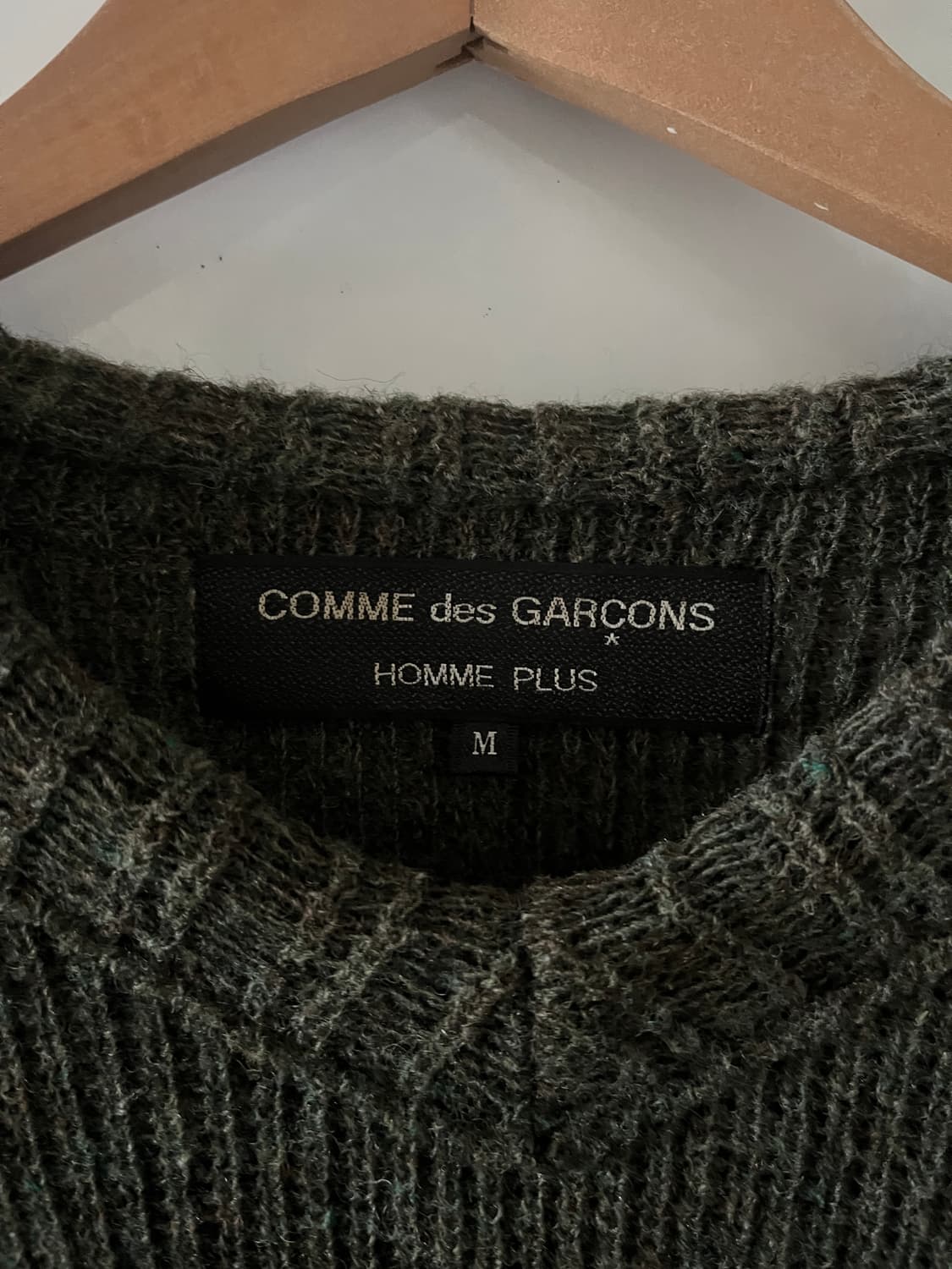 [M] 90s 꼼데가르송 옴므 플러스 브이넥 니트  상품이미지3