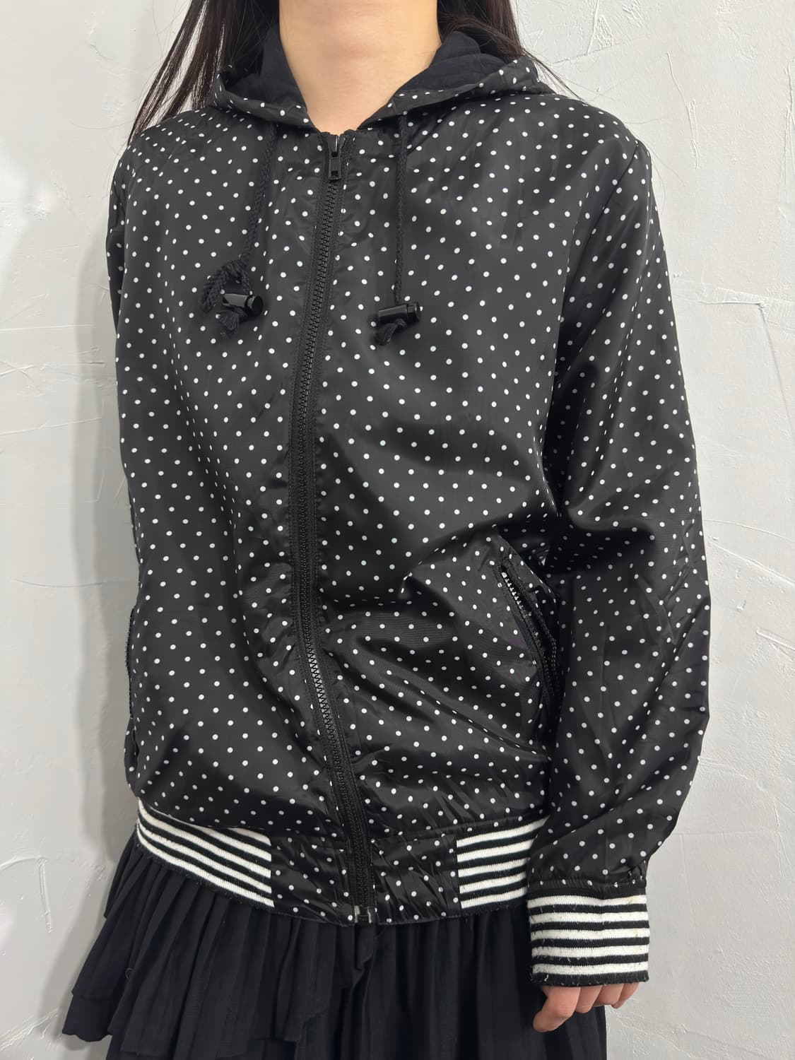 dot hood jacket 상품이미지3