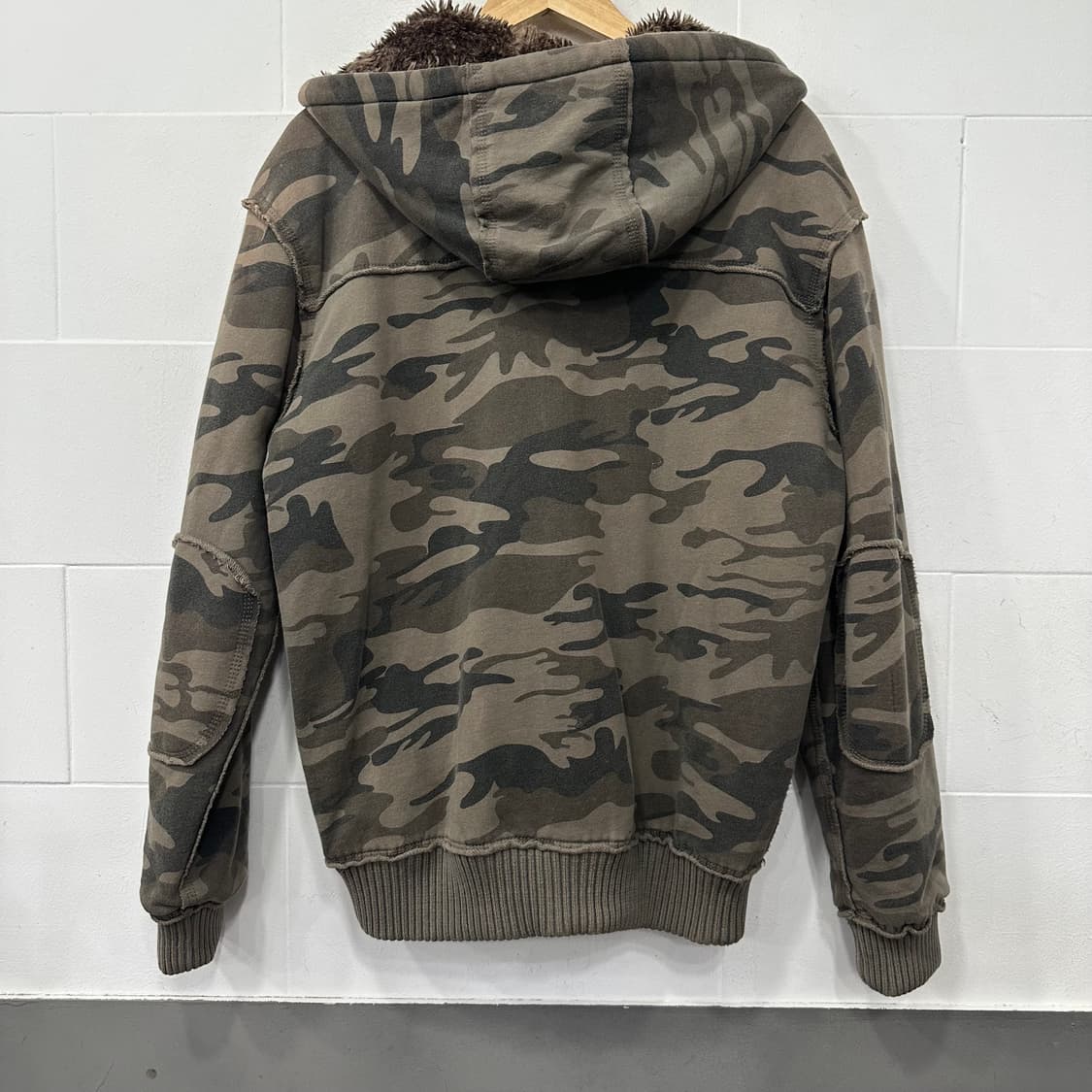 쇼트 카모 후드집업 상품이미지7