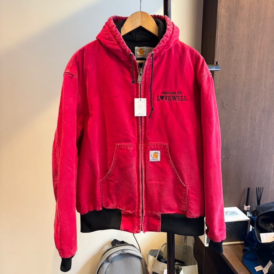 15896 - 90s 칼하트 워시드 덕 액티브 자켓 상품이미지2