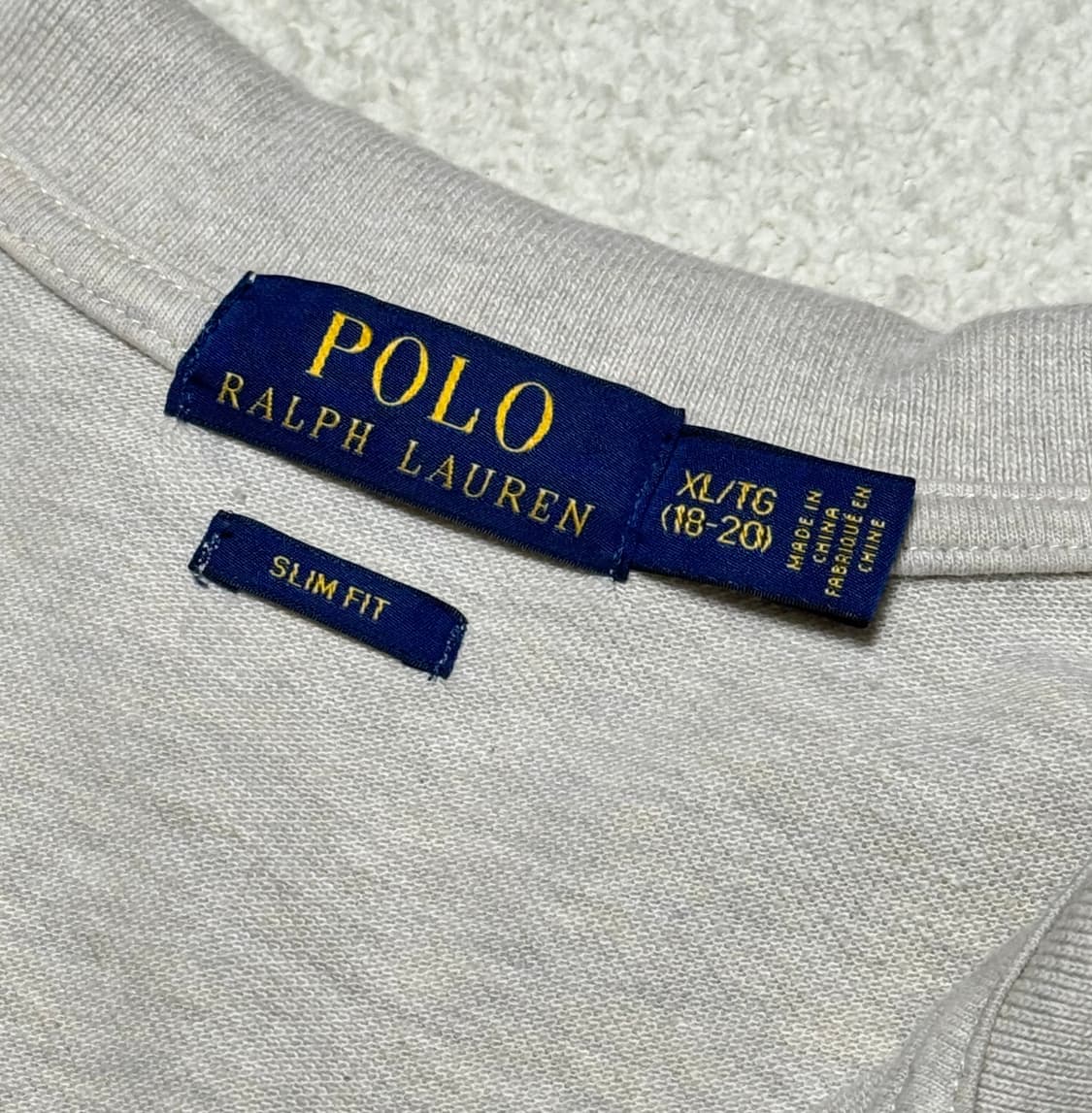 폴로 랄프로렌 빅포니 오트밀 반팔 상품이미지4