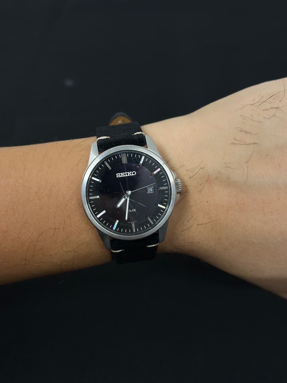 Seiko Vintage 세이코 솔라 데이트 시계 상품이미지9