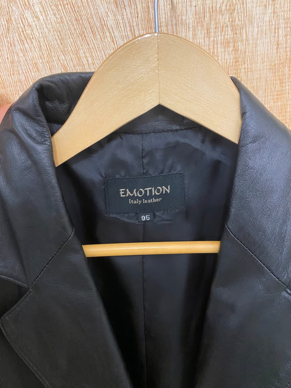 VTG leather blazer jacket 빈티지 레더 블레이져 자켓 상품이미지5