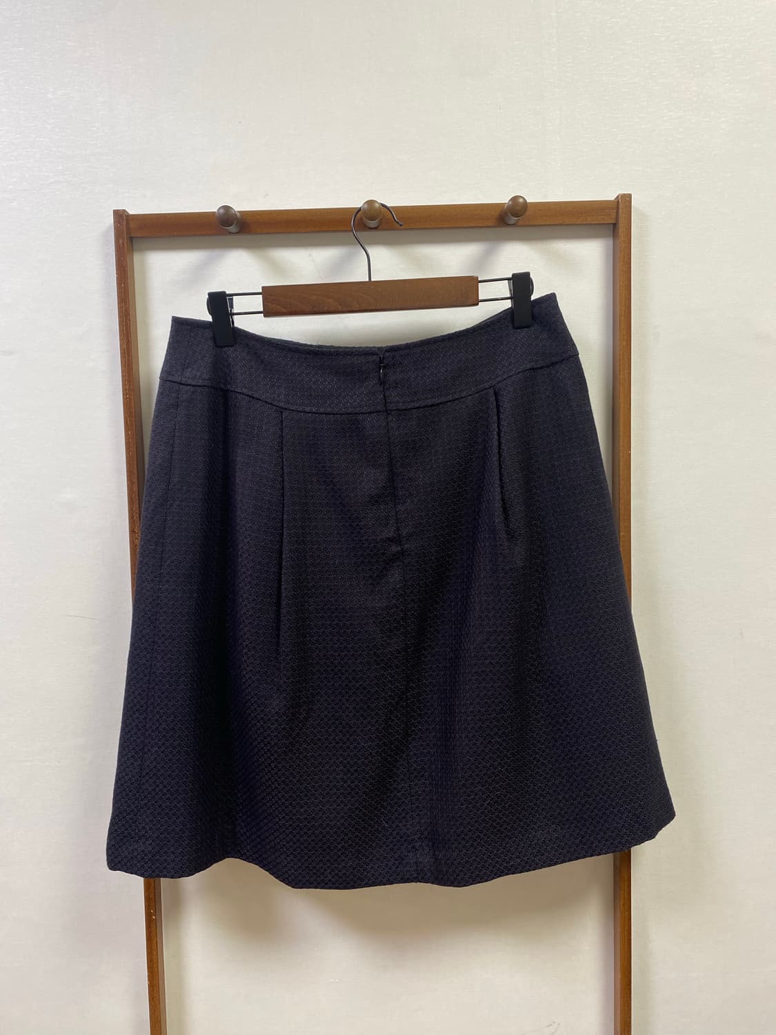 모직 퍼플믹스 주름 치마 상품이미지2