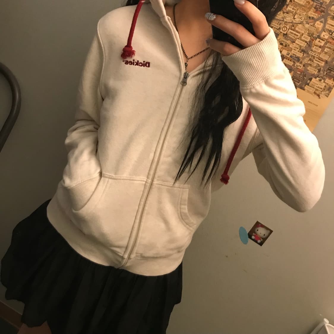 Dickies 디키즈 로고 기모 후드집업 상품이미지2