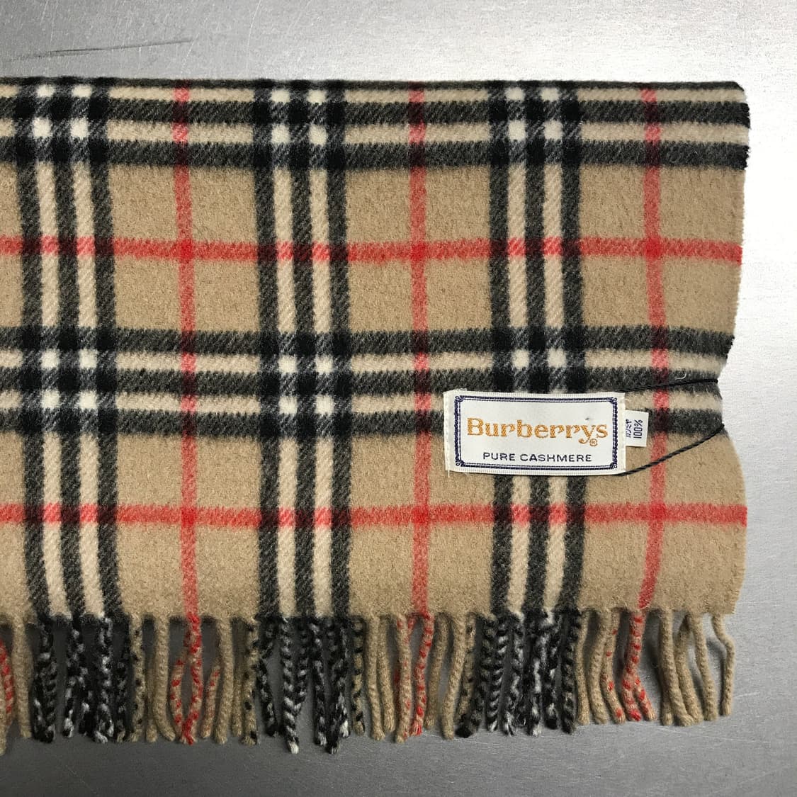 버버리 정품 캐시미어 머플러 베이지 상품이미지2