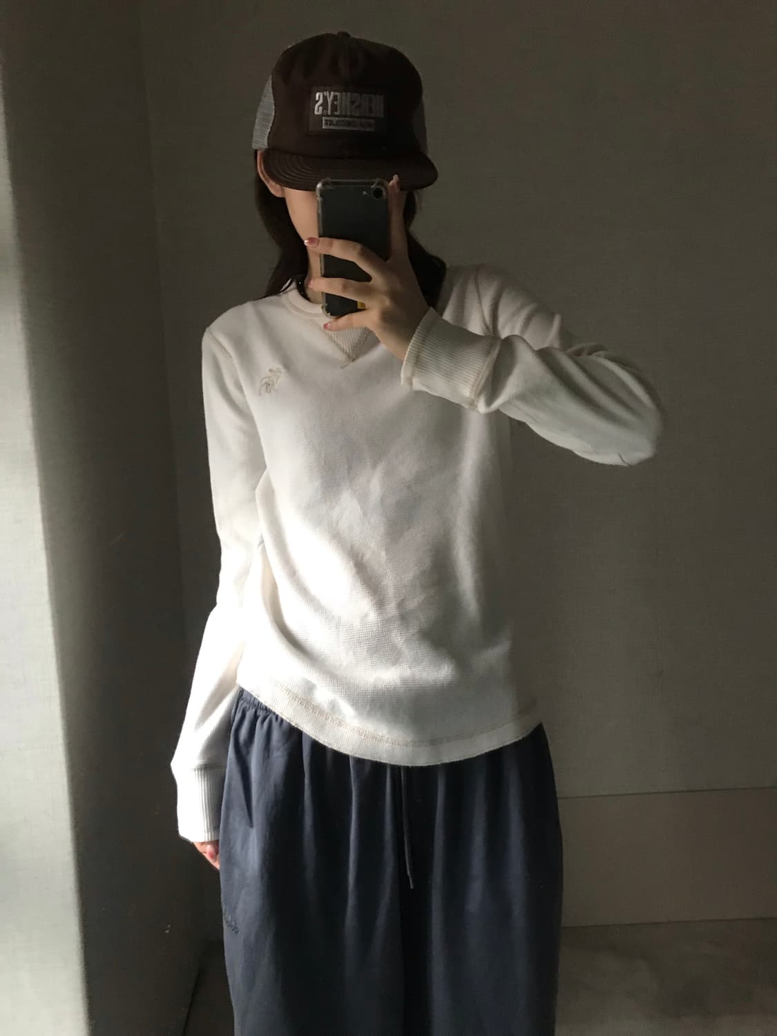 아베크롬비 아이보리 와플 롱슬리브 상품이미지5