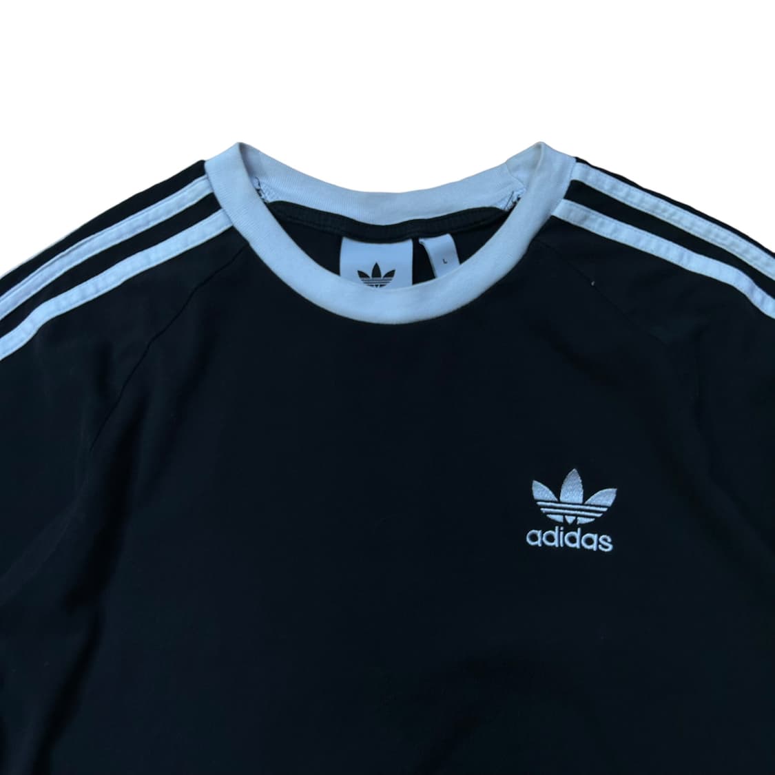 아디다스 반팔티 (삼선 화이트) 상품이미지3