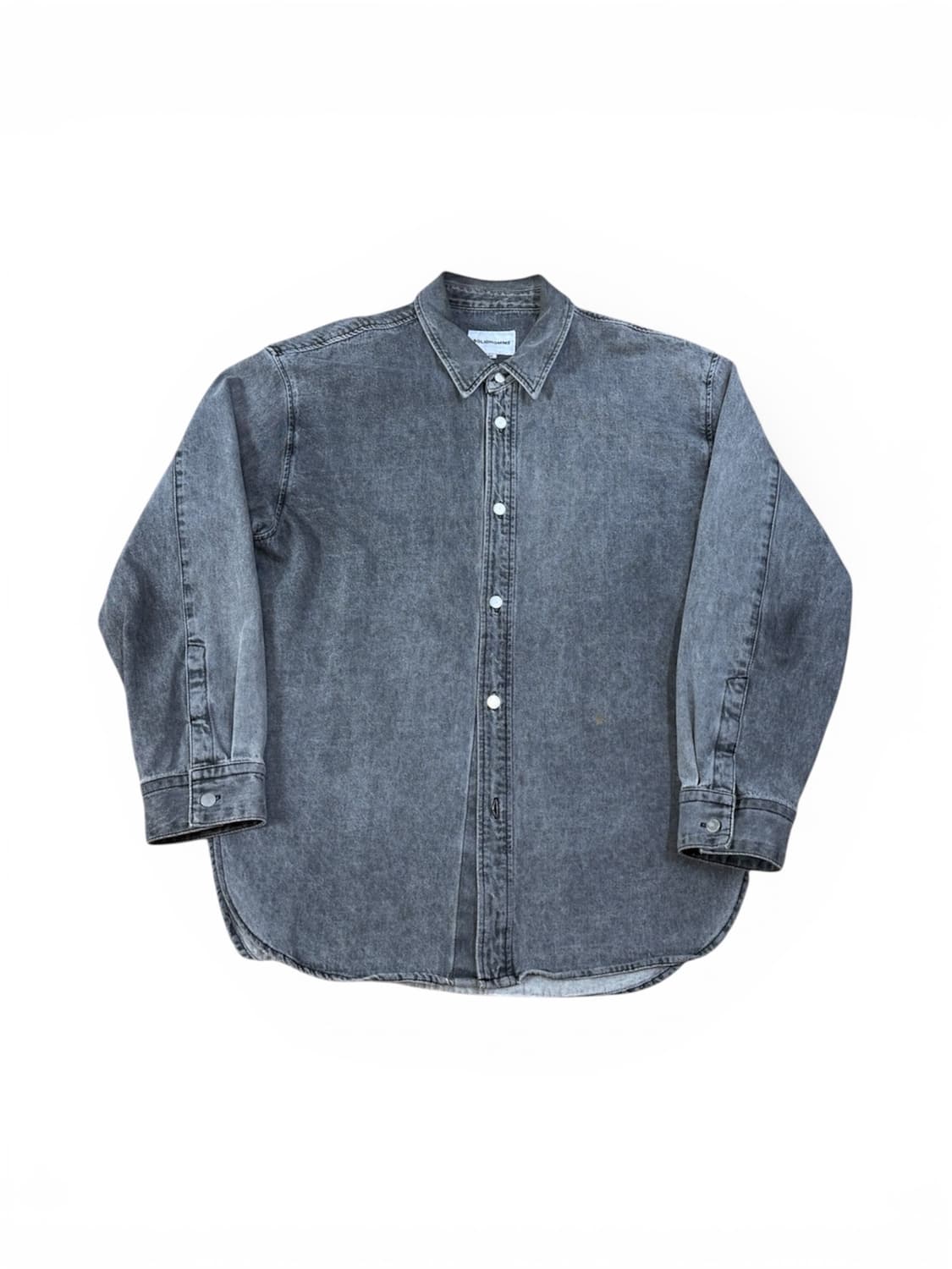 솔리드 옴므 빽로고 셔츠 자켓 상품이미지2