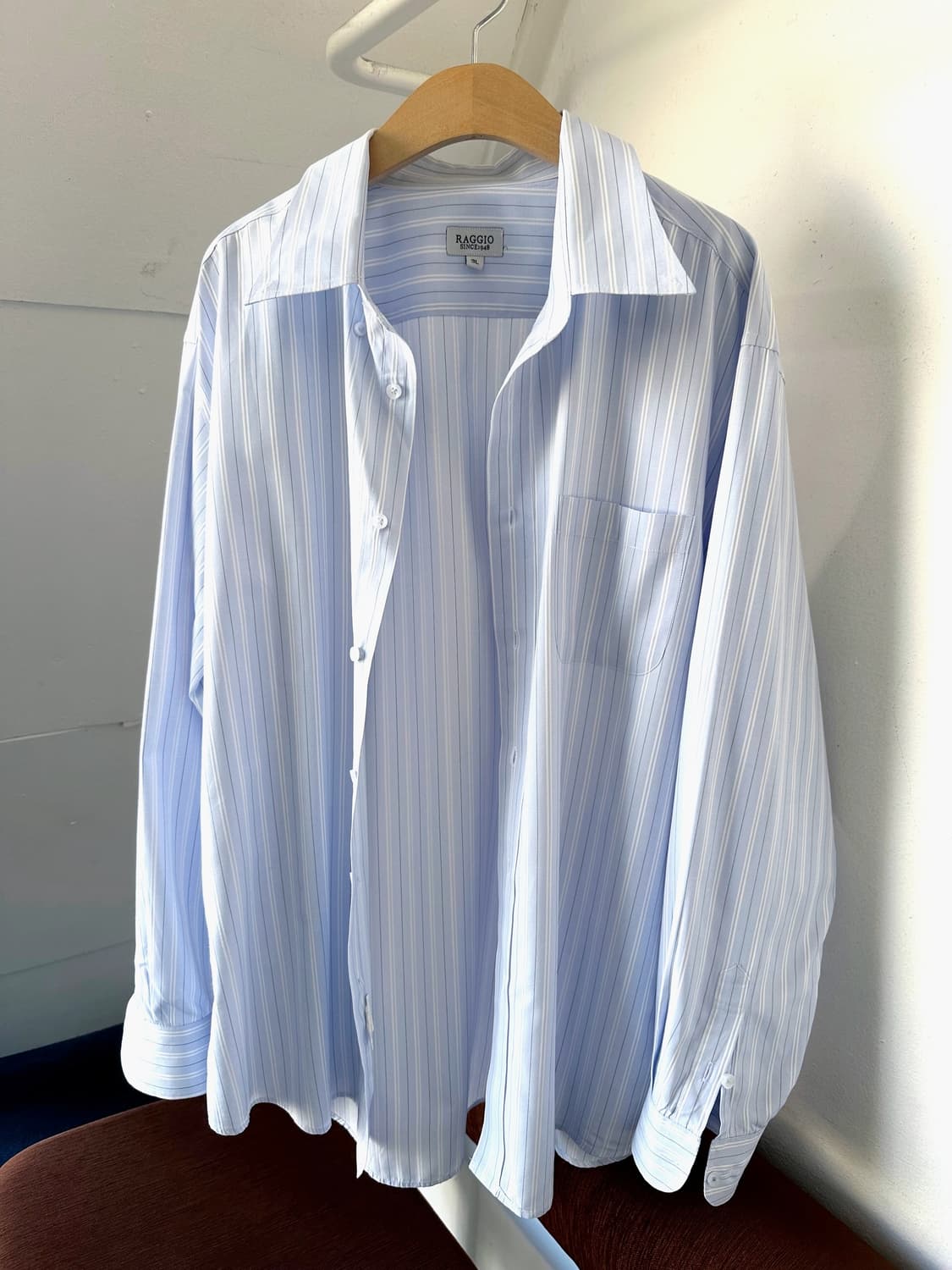 High count multi stripe B/D shirt 상품이미지9