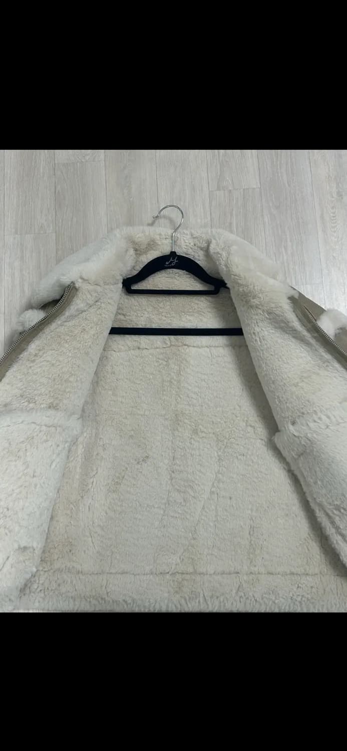 스페로네 크롭 시어링 무스탕 자켓 상품이미지3