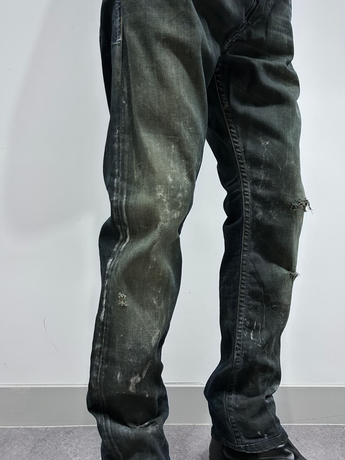 디젤 오일 워싱 데님 팬츠 상품이미지2