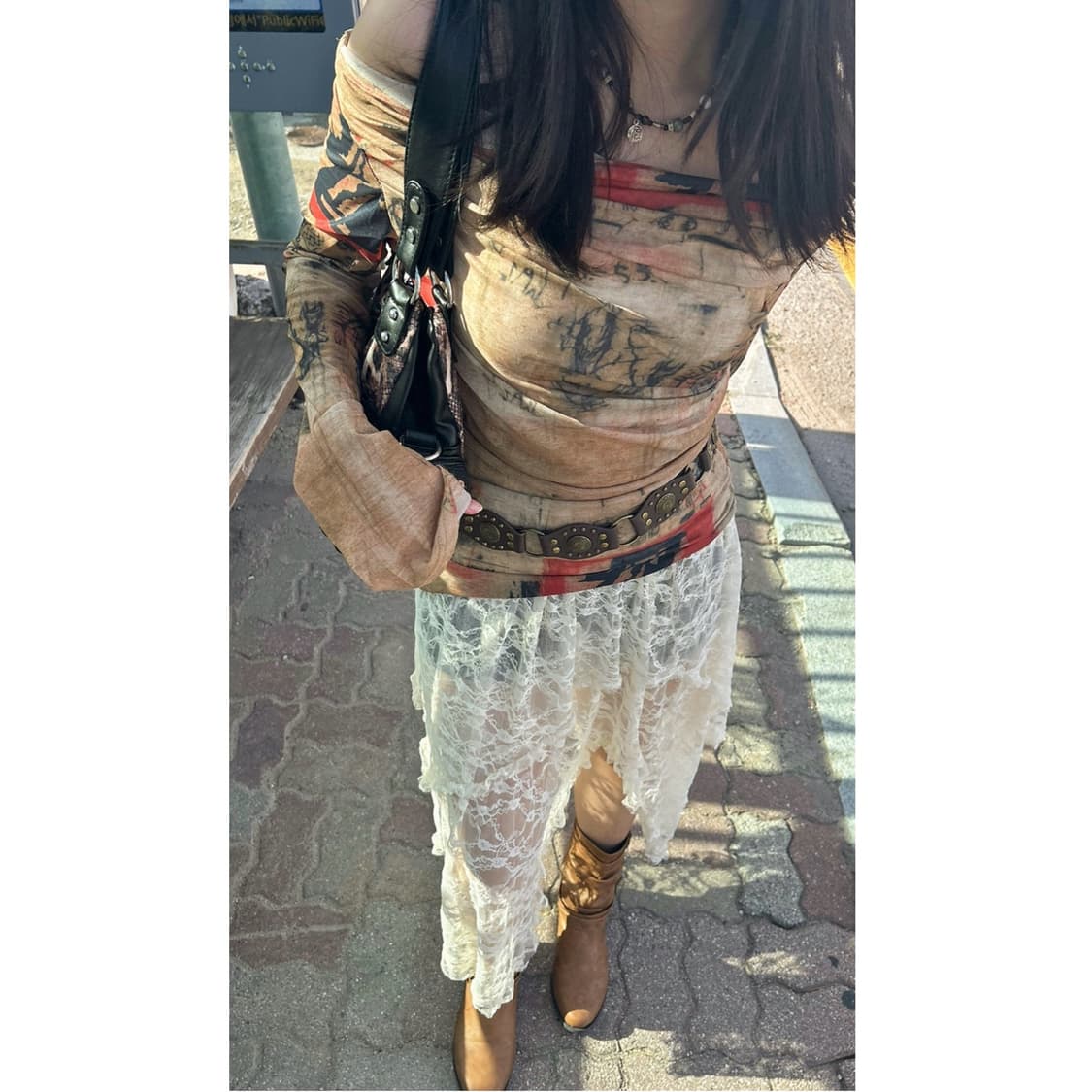 보헤미안set(상의+하의+신발+목걸이+벨트) 상품이미지1