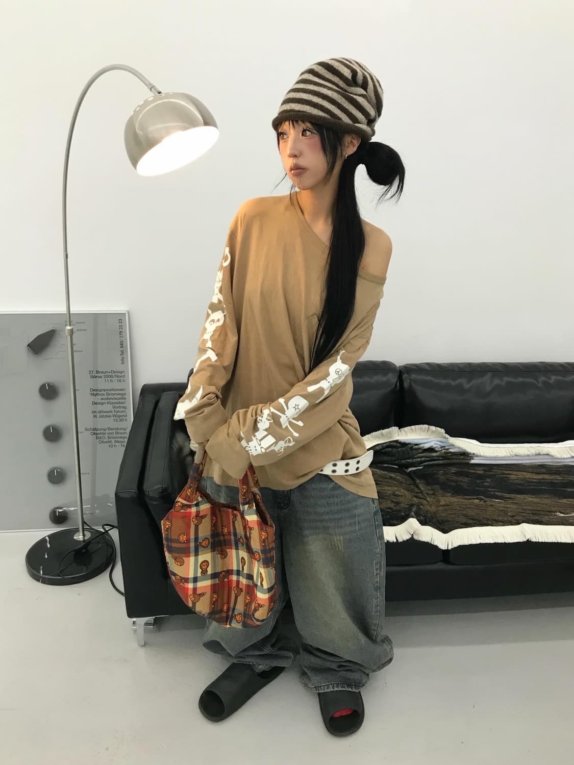 Stussy Side Skull Printing L/S 상품이미지2