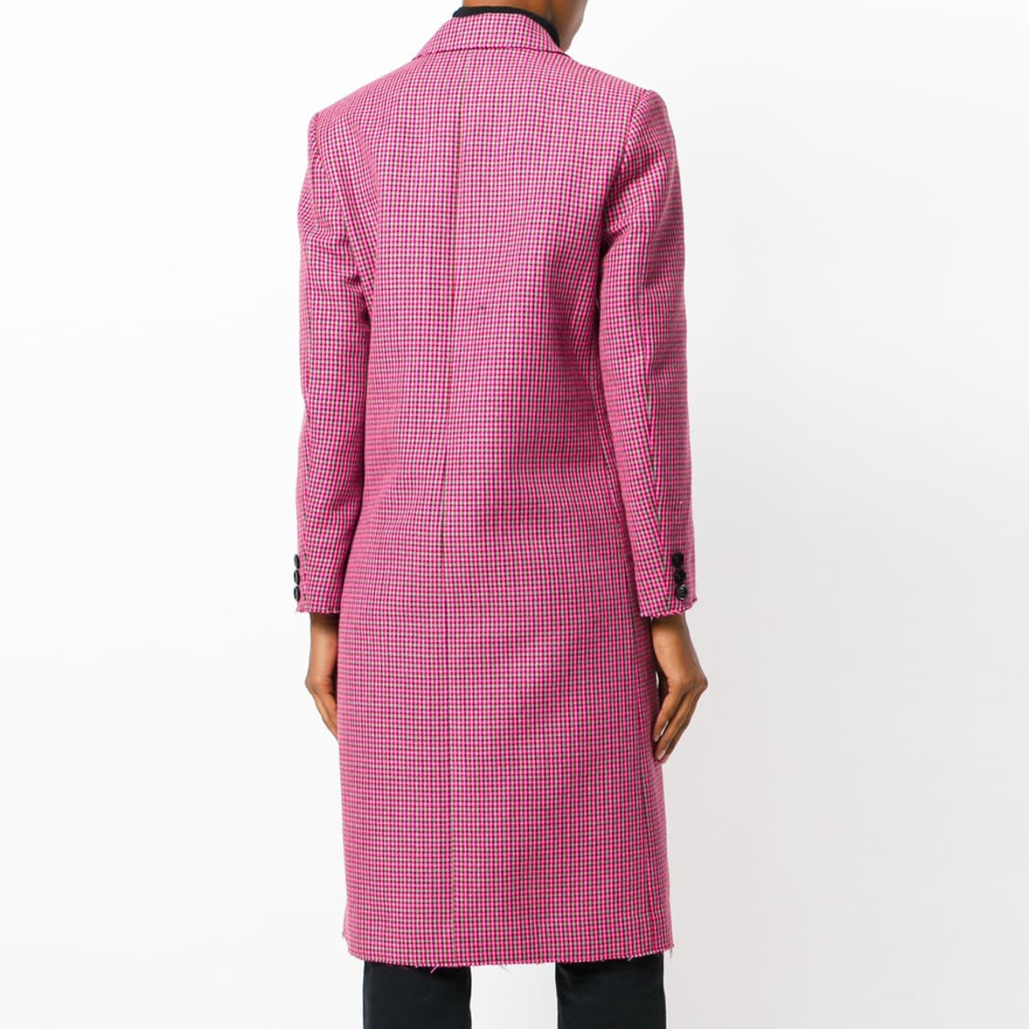 MSGM 더블 브레스트 체크울코트 55-66 상품이미지2