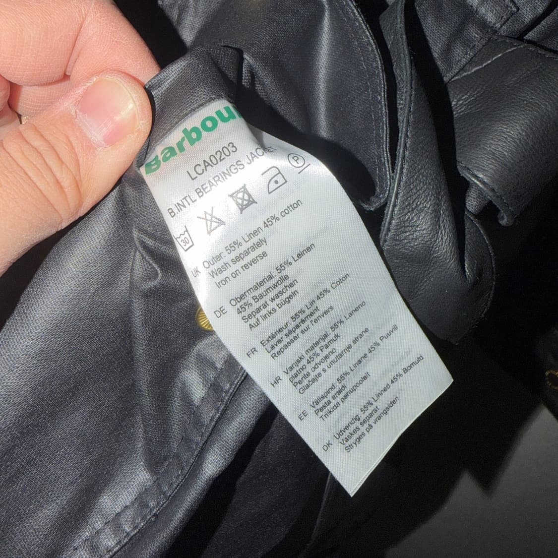  바버 클래식 자켓 블랙 36 (여성 55정도) 상품이미지9