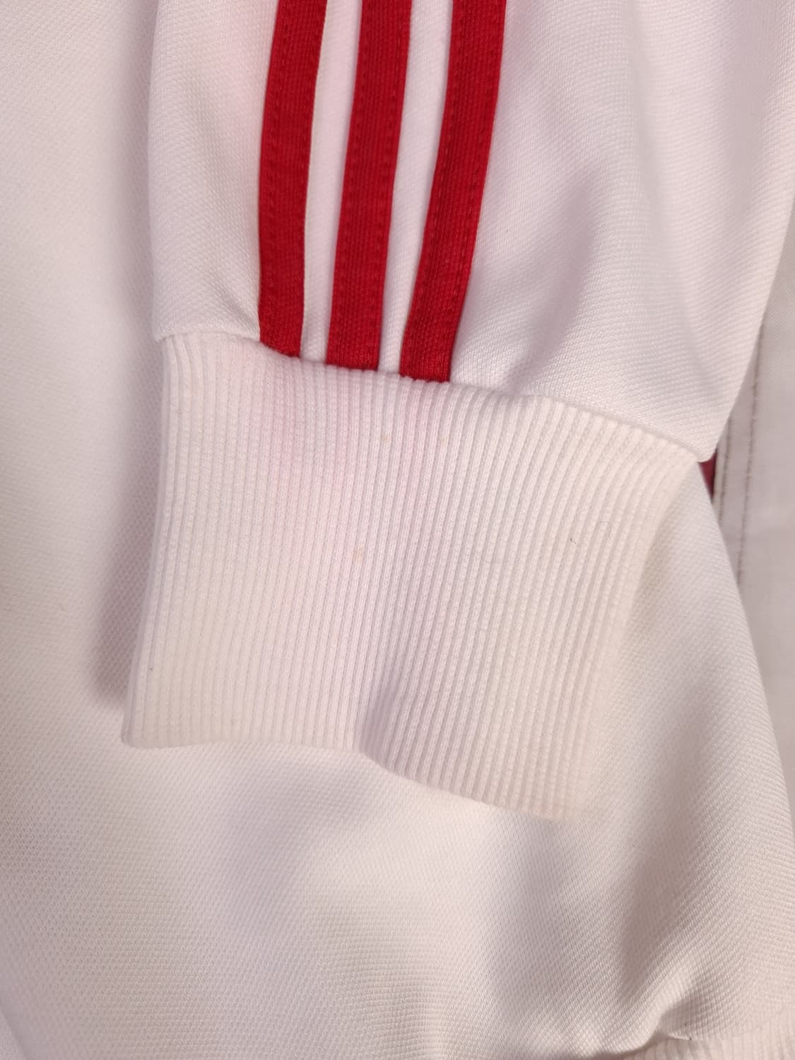 오리지날 아디다스 화이트 레드 삼선 런던 트렉탑져지 상품이미지6