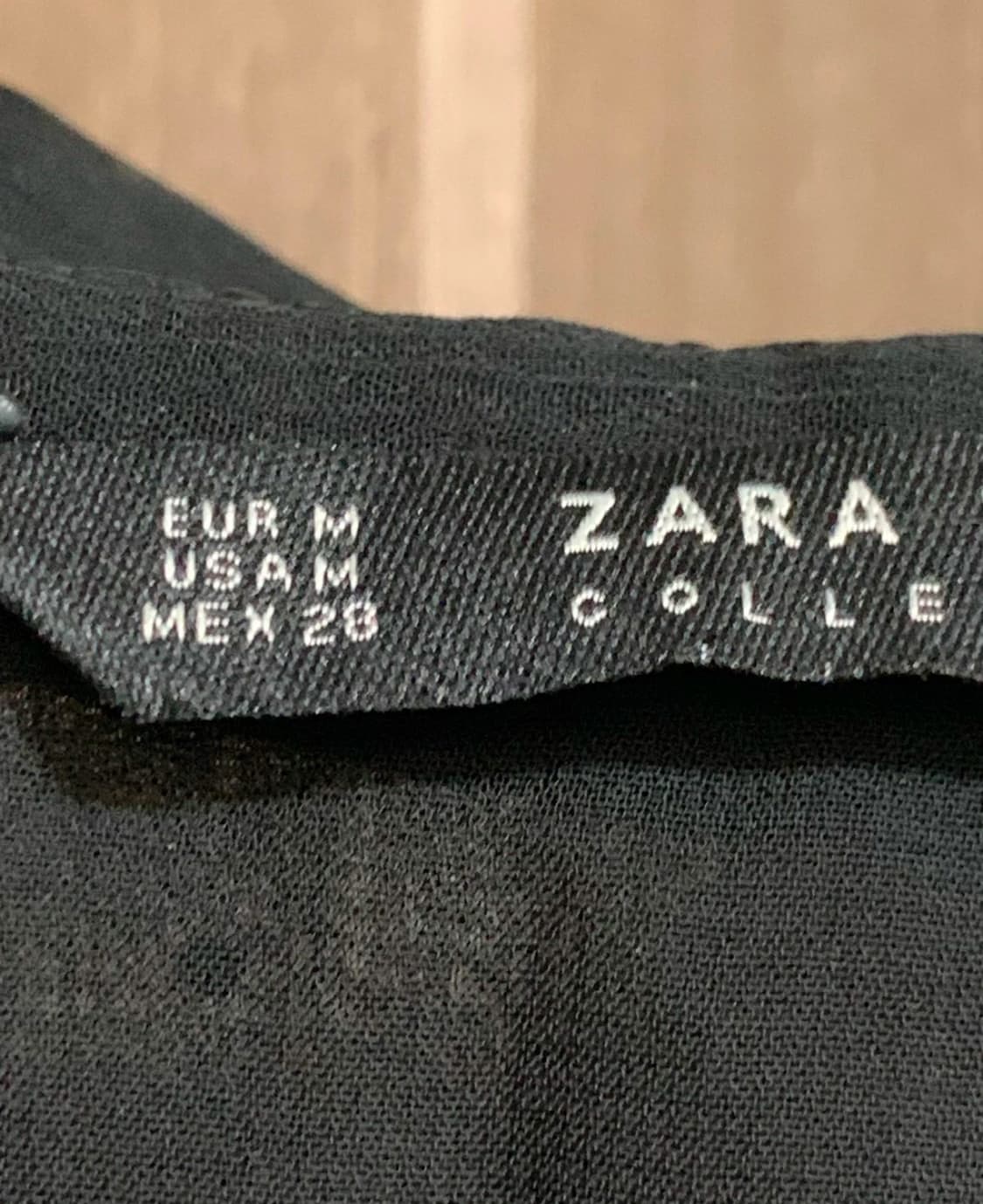 자라 zara 시스루 글리터 리본 스트랩 블라우스 상품이미지4