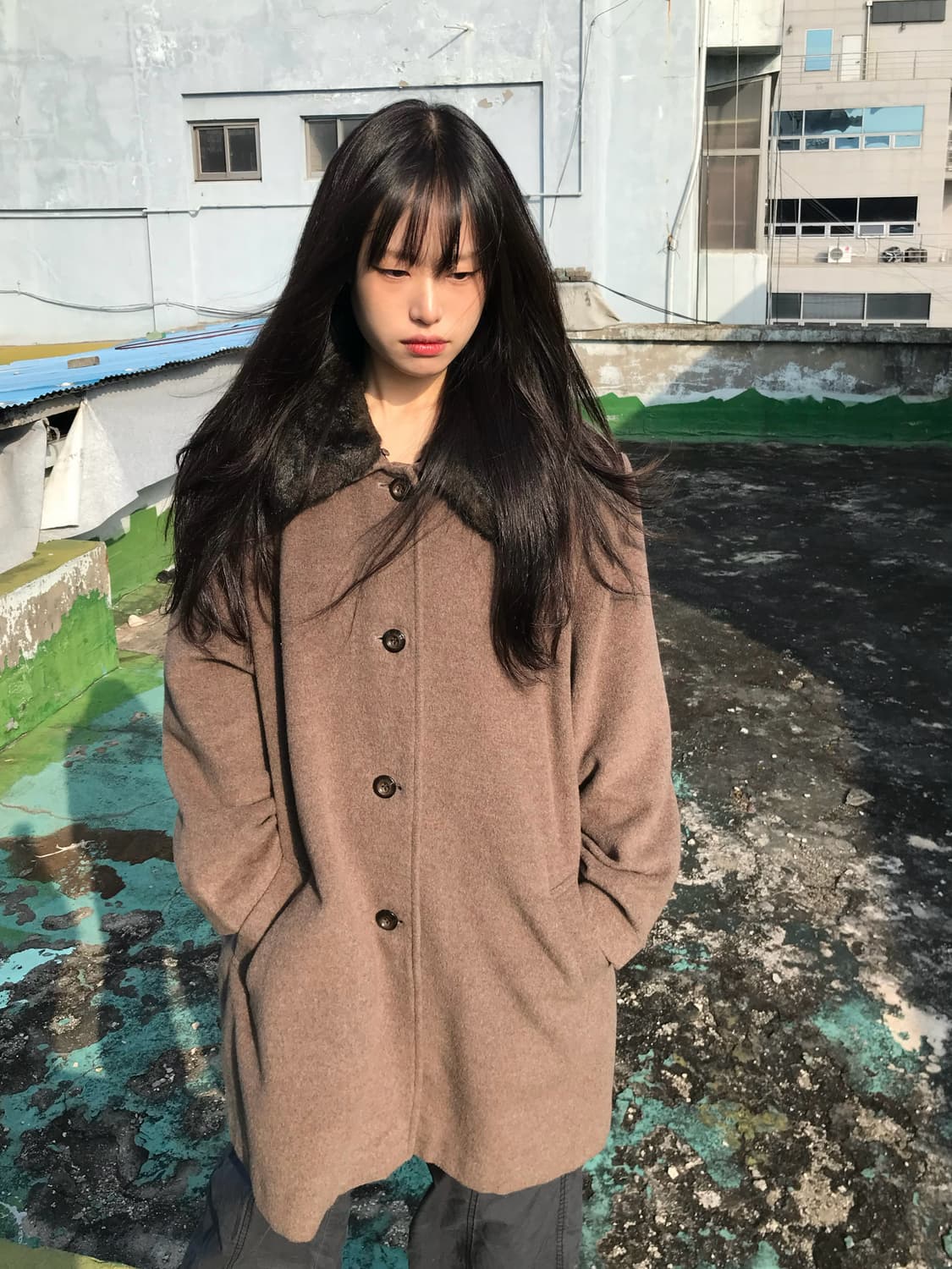 소프트 울 앙고라 블랜드 코트 상품이미지3