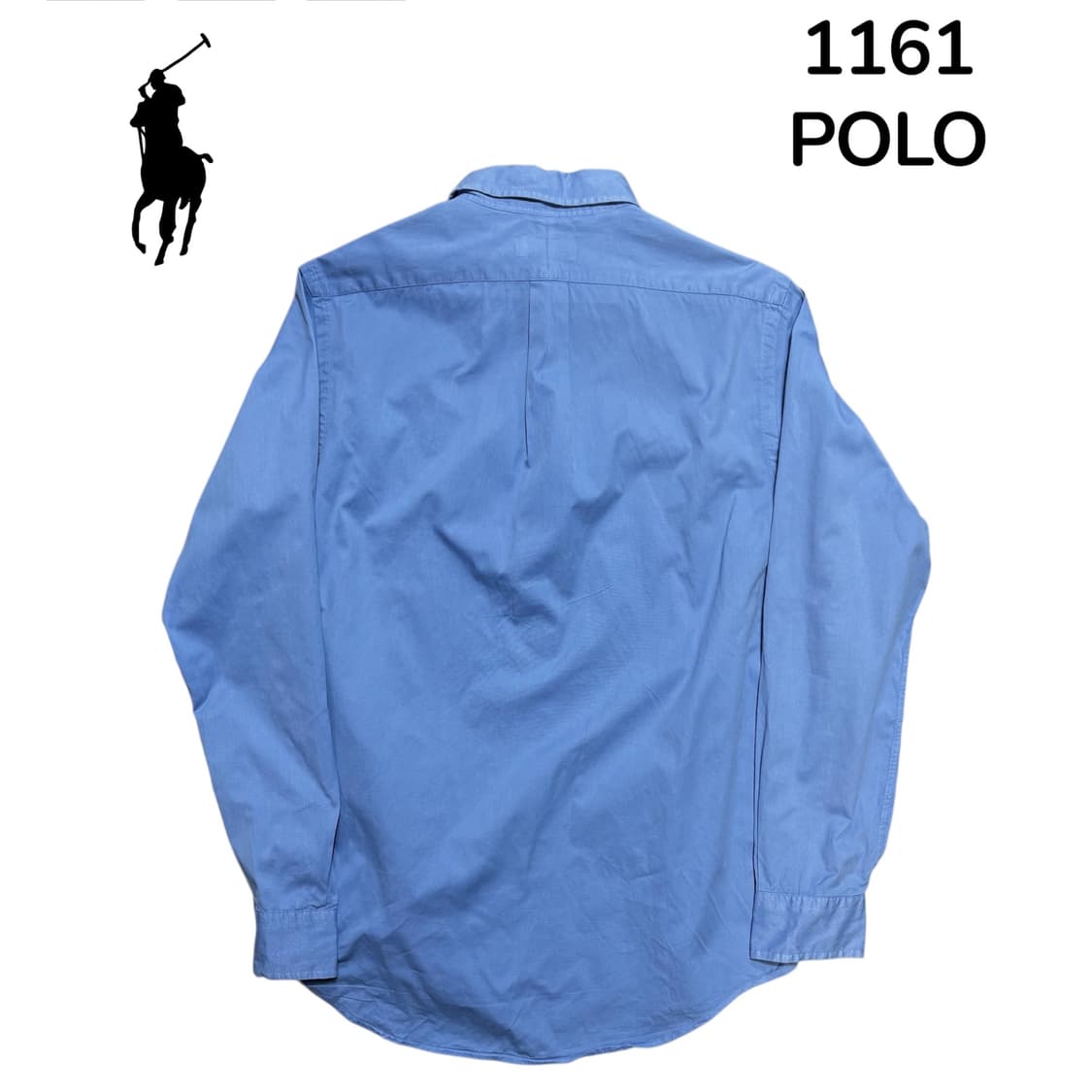 폴로 클래식핏 블루 신형 솔리드 셔츠 S 상품이미지3